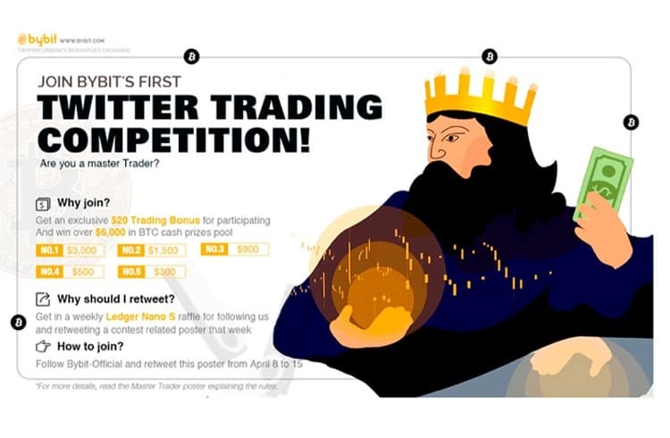 Bybit lança uma competição de traders com premiação para seus usuários