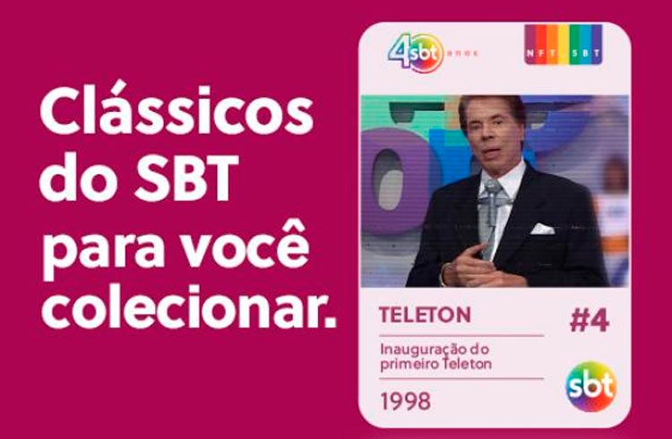 SBT vende NFTs de Silvio Santos para celebrar 40 anos da emissora