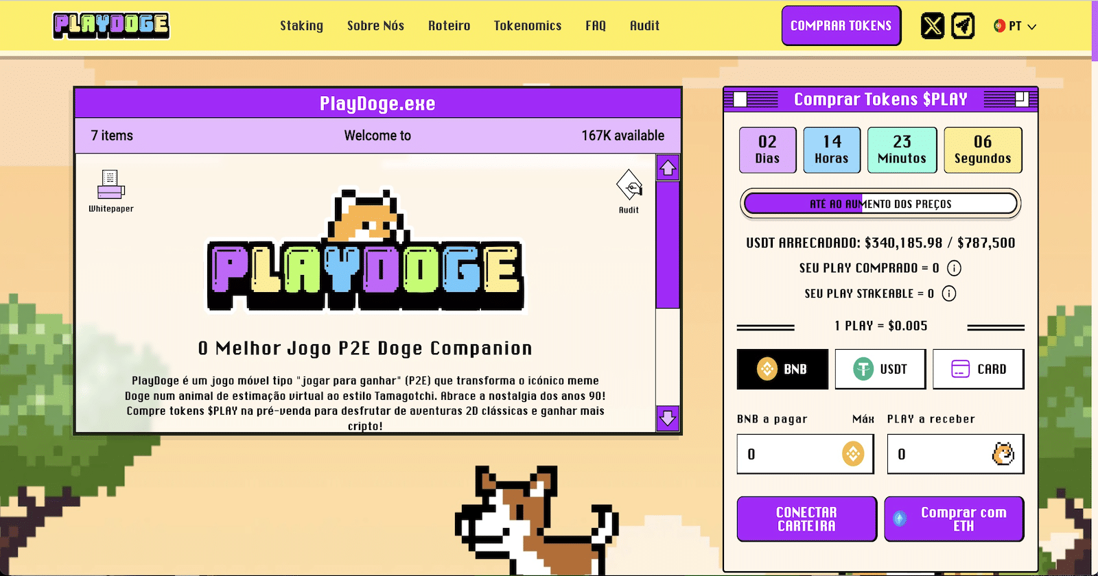 Nova pré-venda PlayDoge dispara e ultrapassa US$ 1.7 milhão
