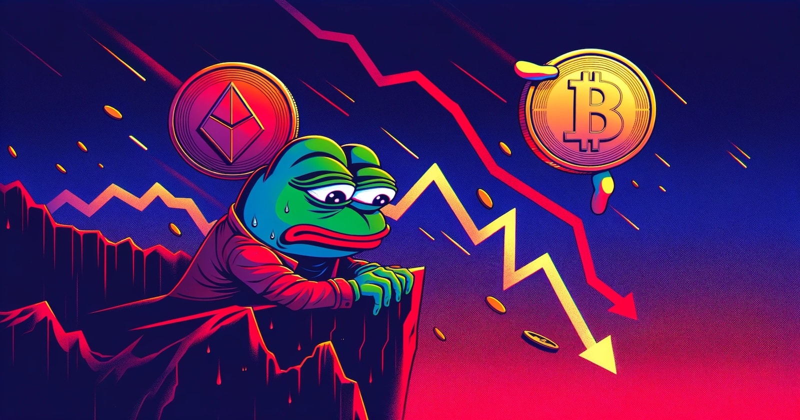 O Pepe Coin caiu mais de 20% nos últimos dias