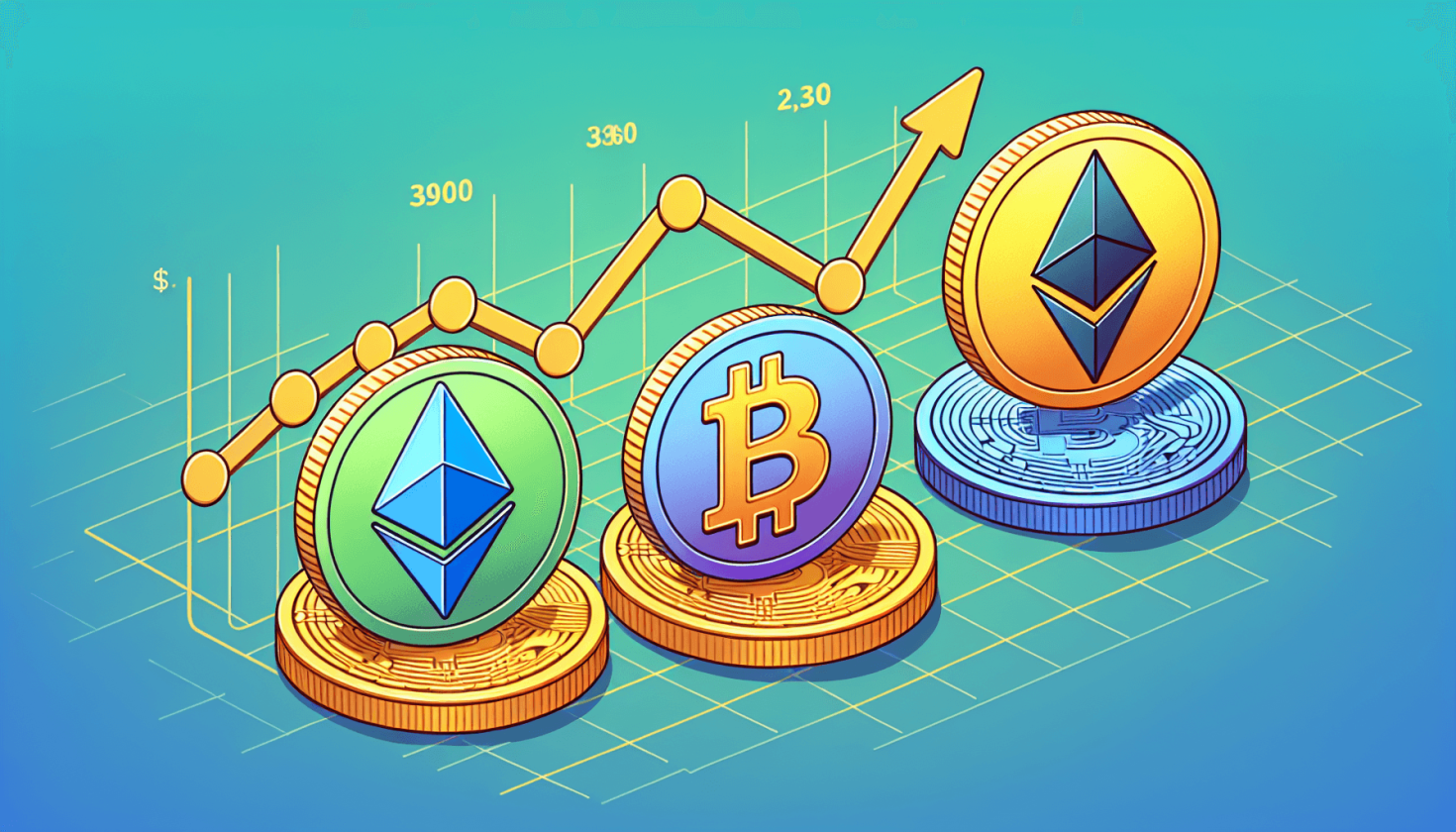 Análise Bitcoin, Ethereum e Ripple