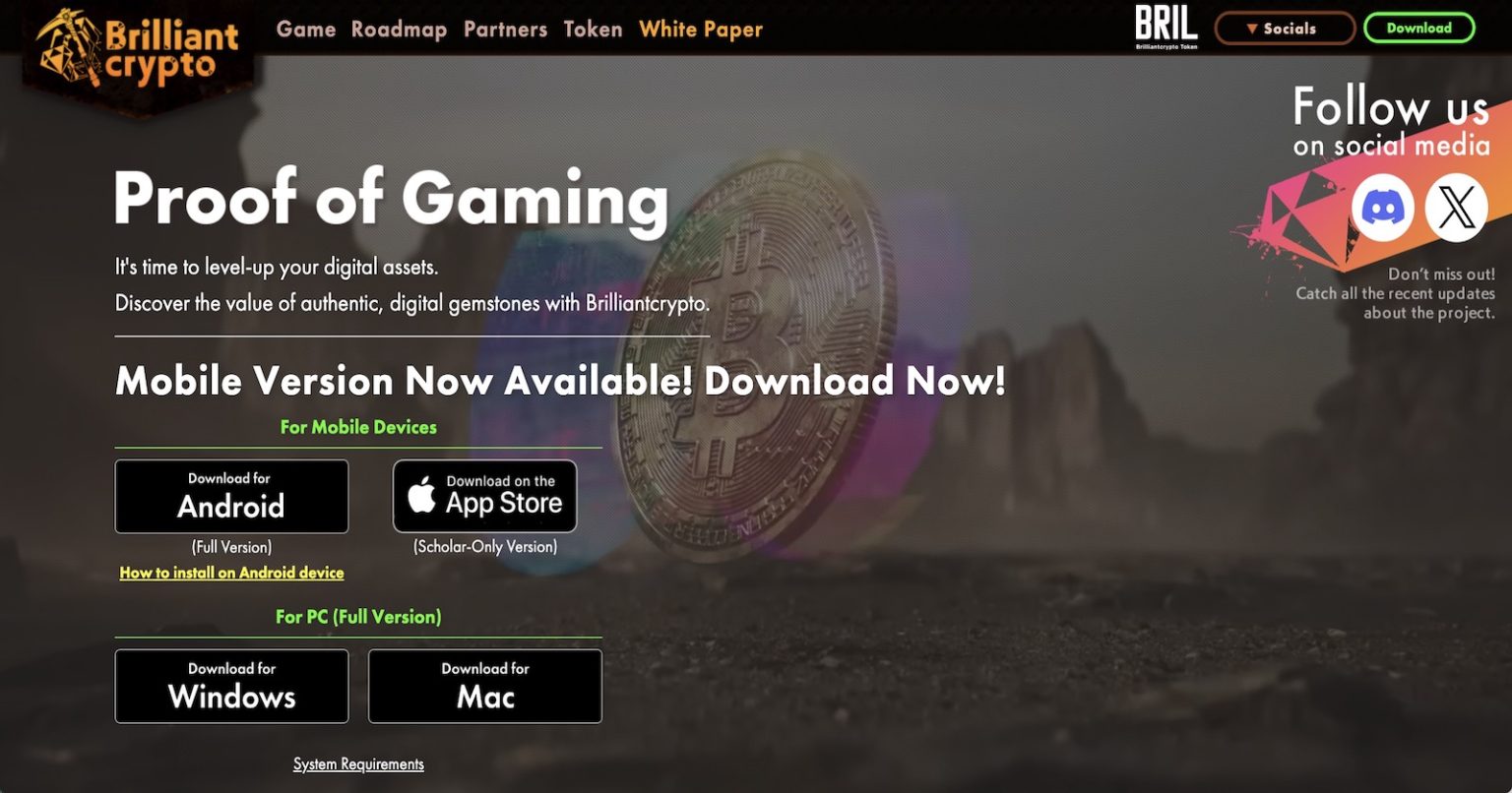 BrilliantCrypto: A Revolução dos Jogos Play-to-Earn