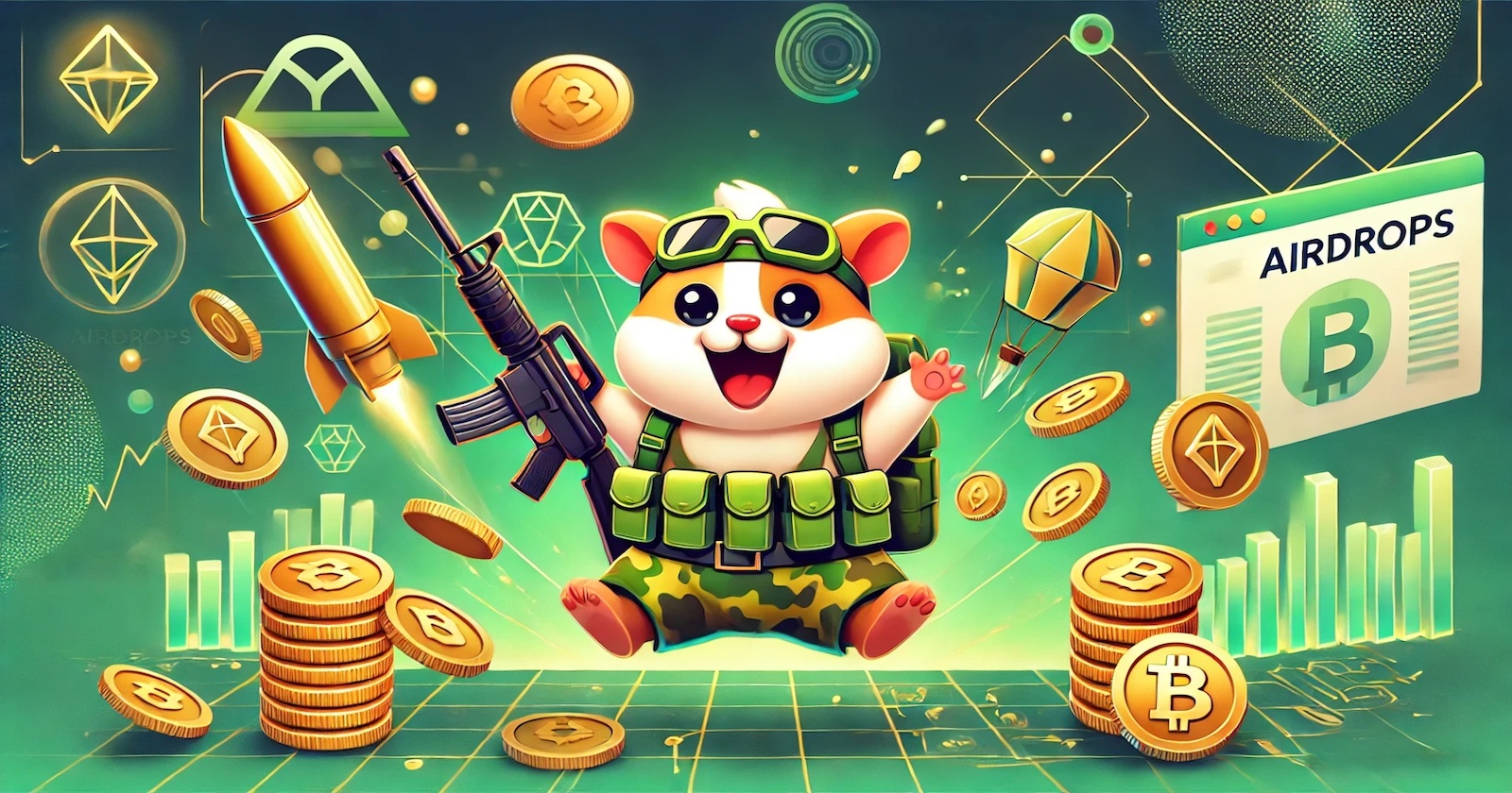 Datas anunciadas para airdrop do Hamster Kombat