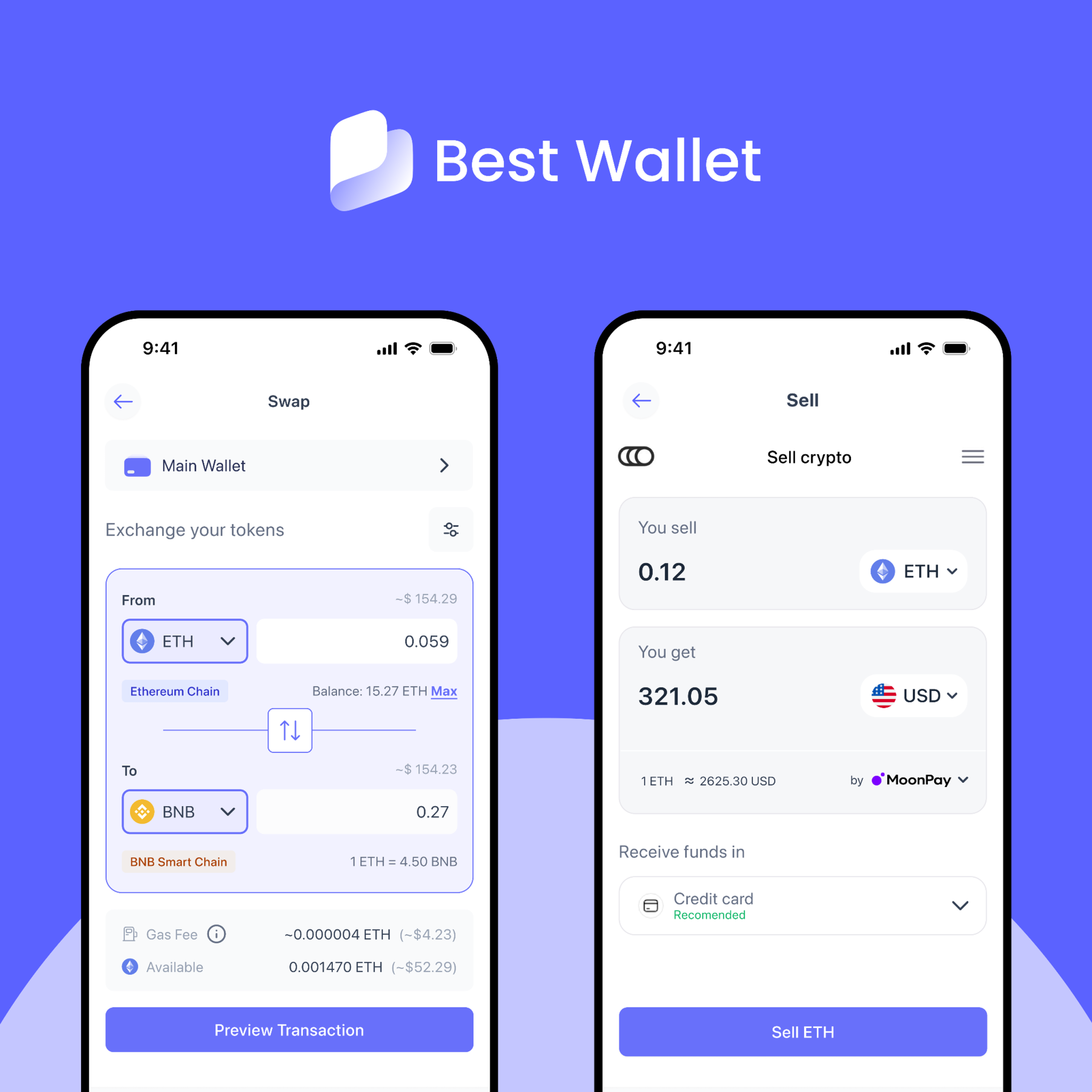 Transferências Best Wallet