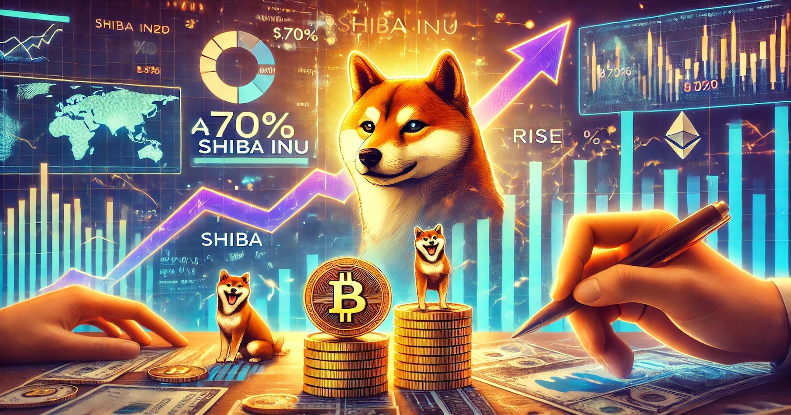 Investidores de Shiba Inu preveem alta de 70%