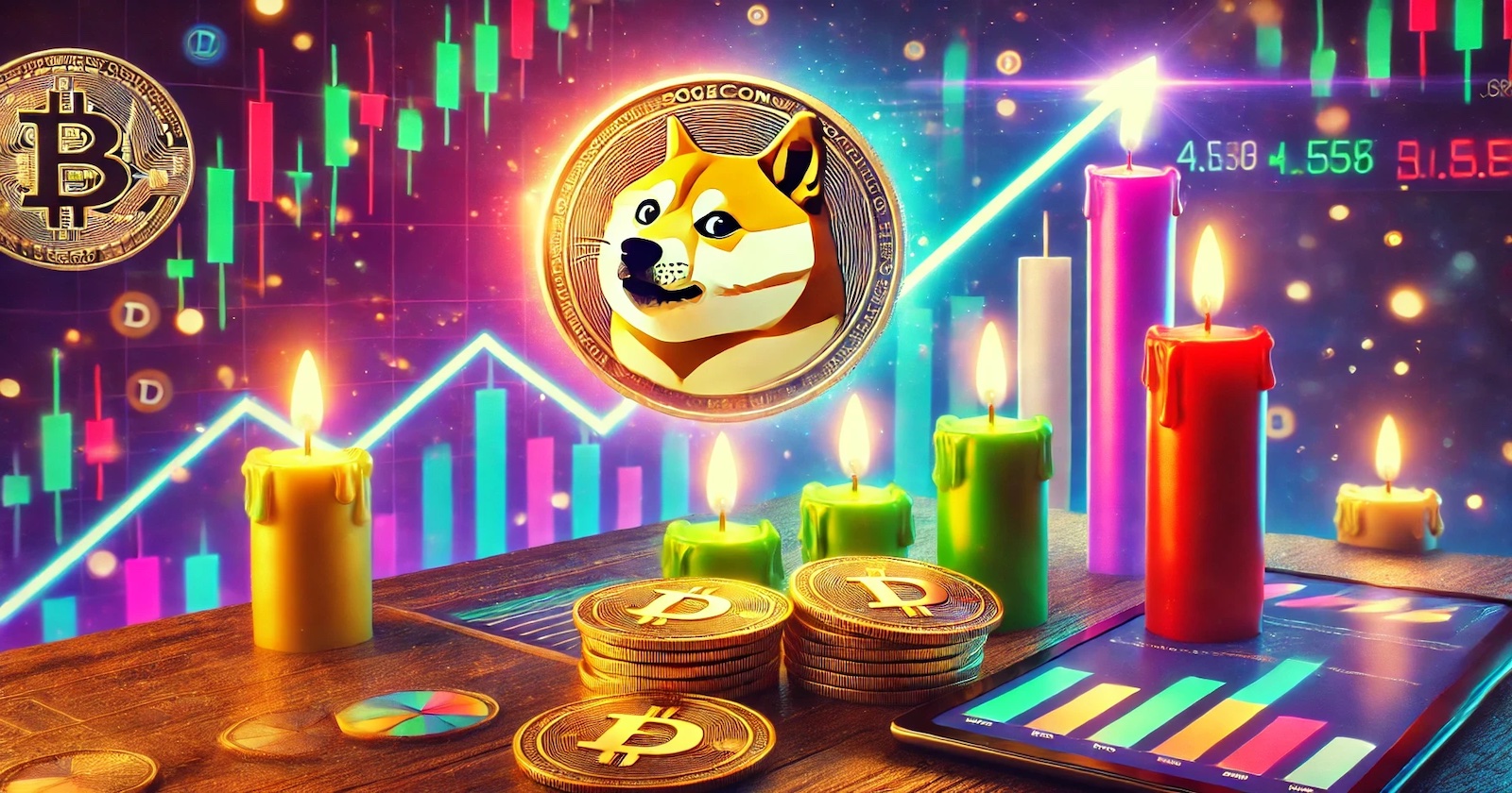 Preço do Dogecoin sobre e se aproxima de um ‘candle divino’