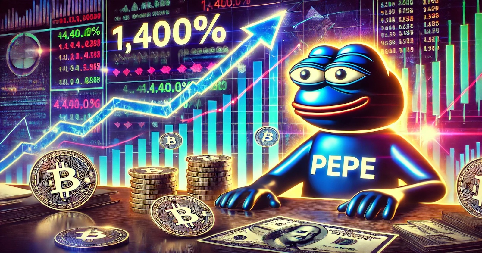 Analistas preveem alta de 1.400% para o PEPE