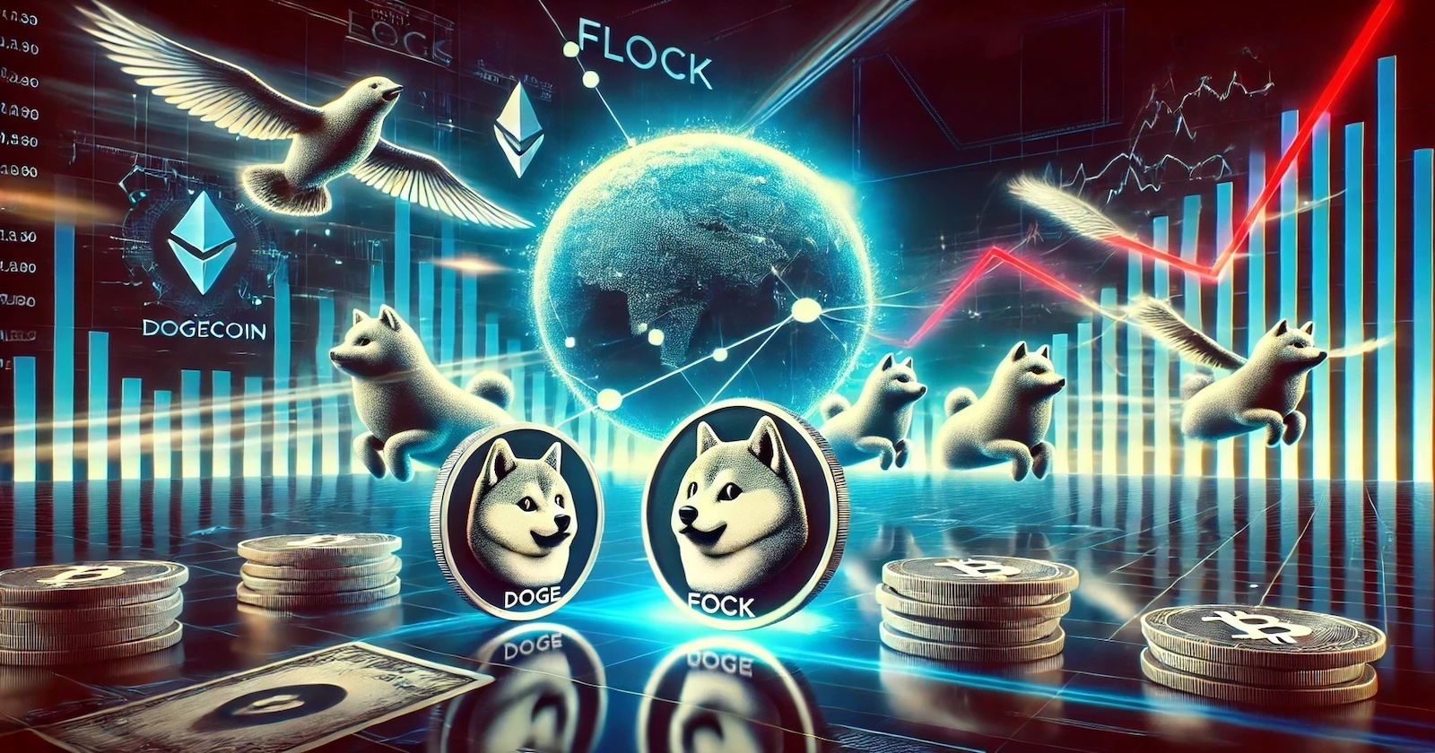 Após a liquidação de US$ 25 milhões em Dogecoin, pré-venda do FLOCK pode ser uma opção melhor