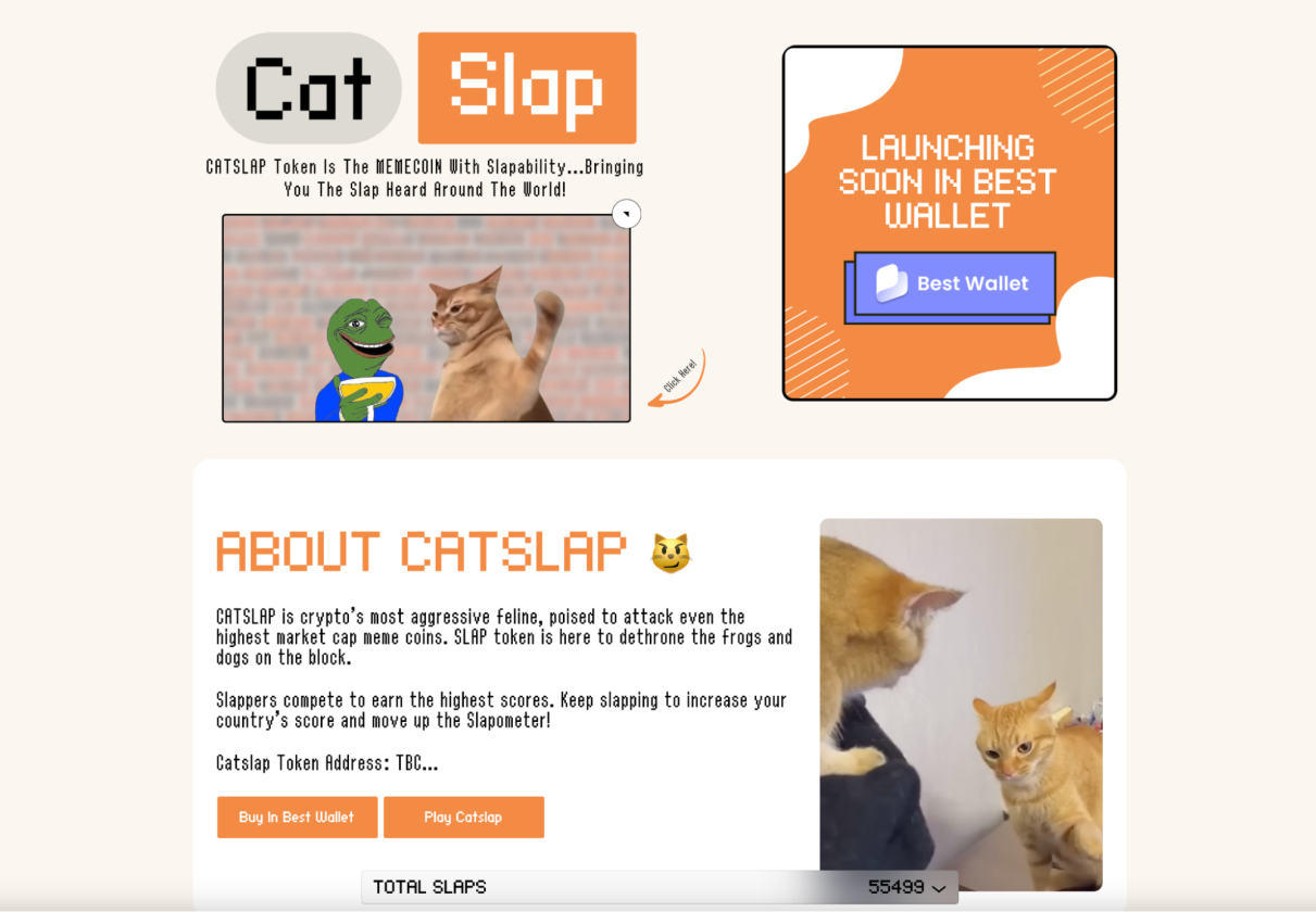 CatSlap ($SLAP) chega com ganhos explosivos