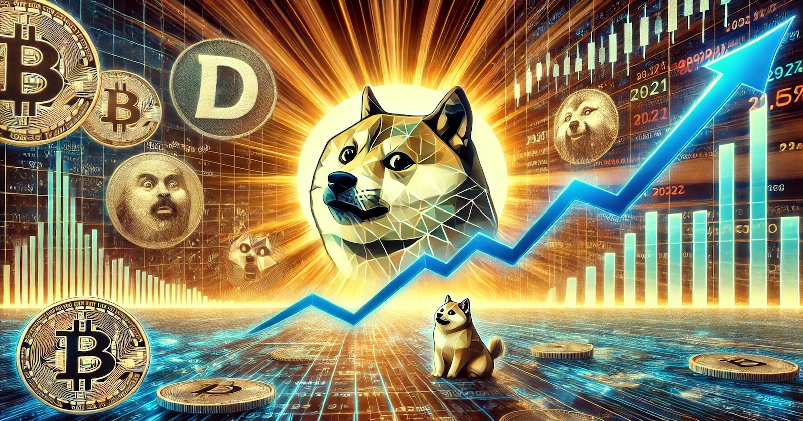 Dogecoin repete padrões de preço de 2021