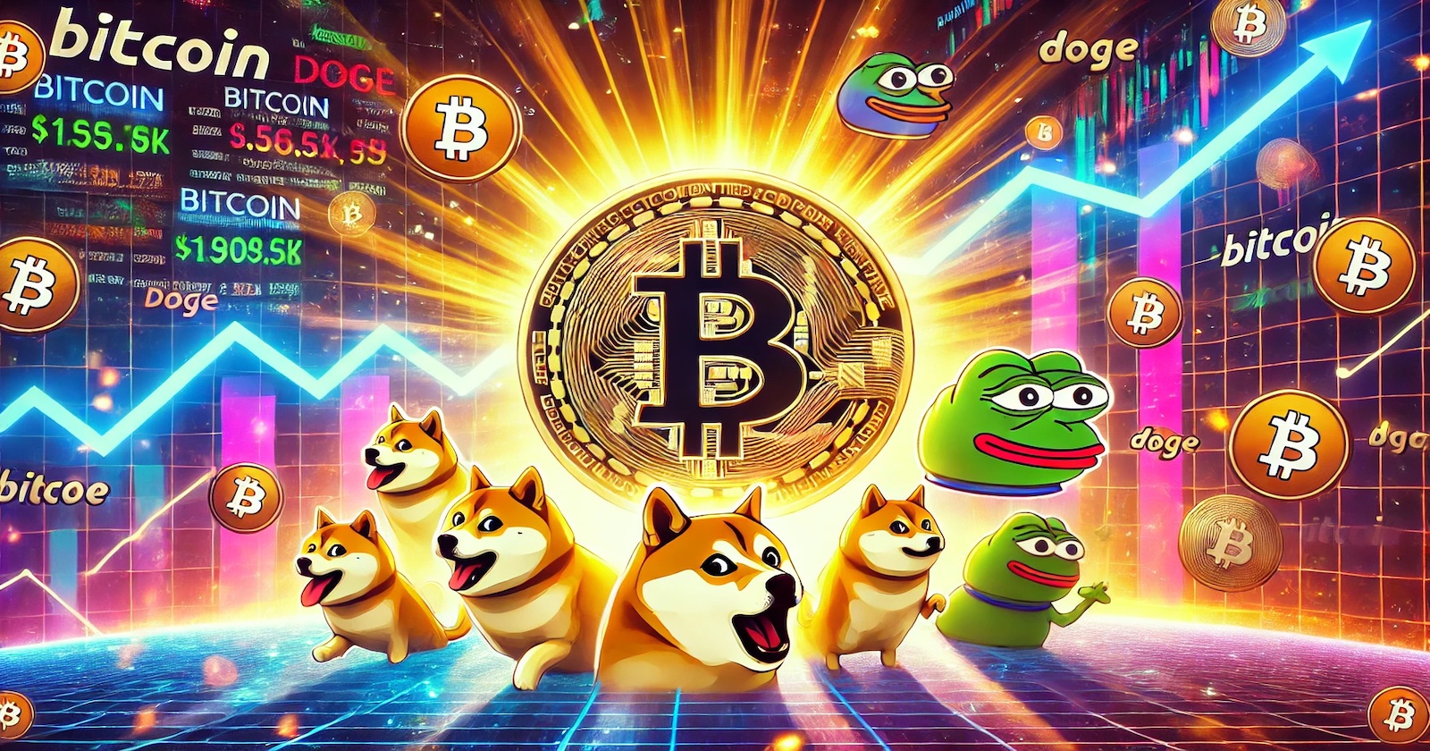 Memecoins de Bitcoin surgem à medida que o mercado antecipa o marco de US$ 100 mil