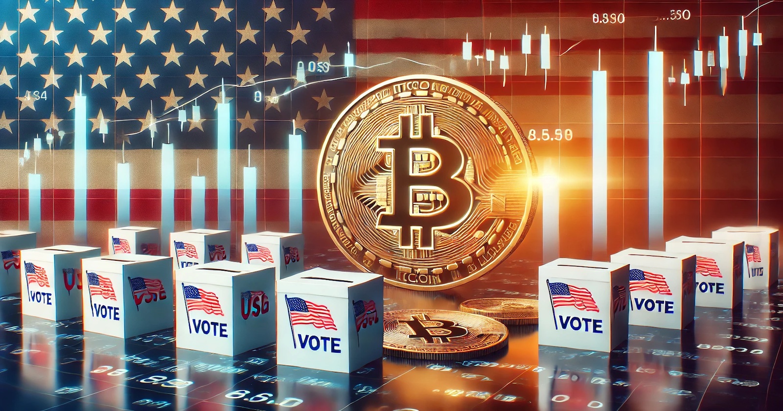 O que acontece com o preço do Bitcoin após a eleição nos Estados Unidos?