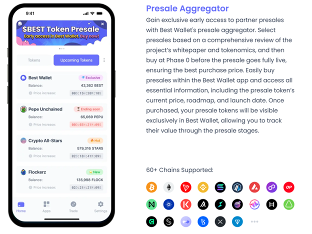 Agregador de pré-vendas na Best Wallet