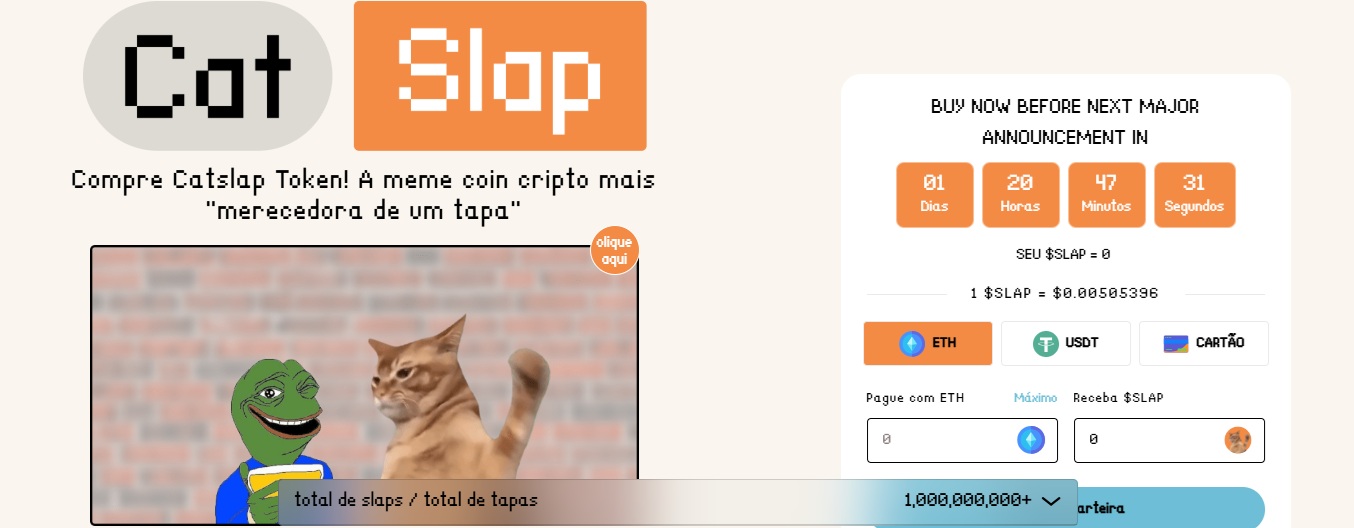 Melhores memecoins para investir - Catslap