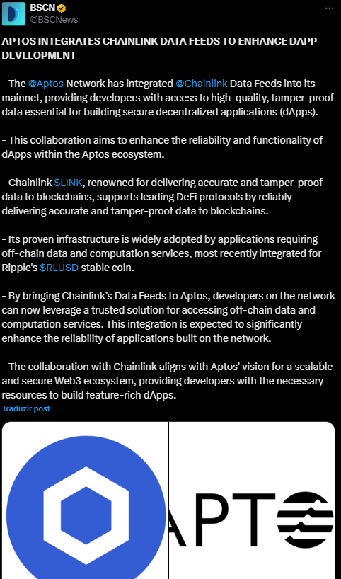 Aptos e Chainlink