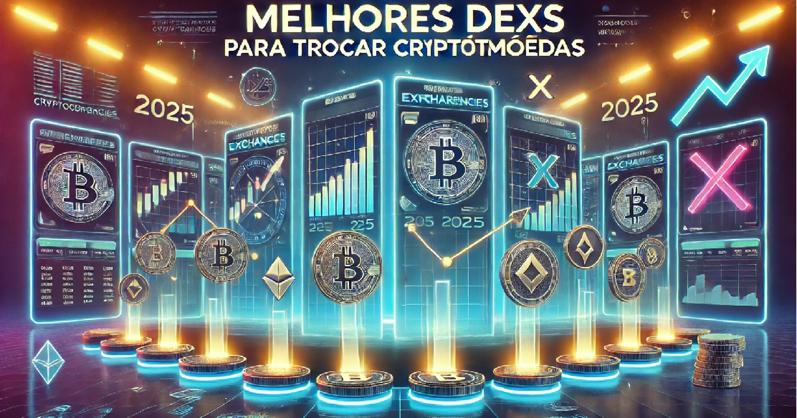 Conheça as principais DEXs para trocar criptomoedas em 2025