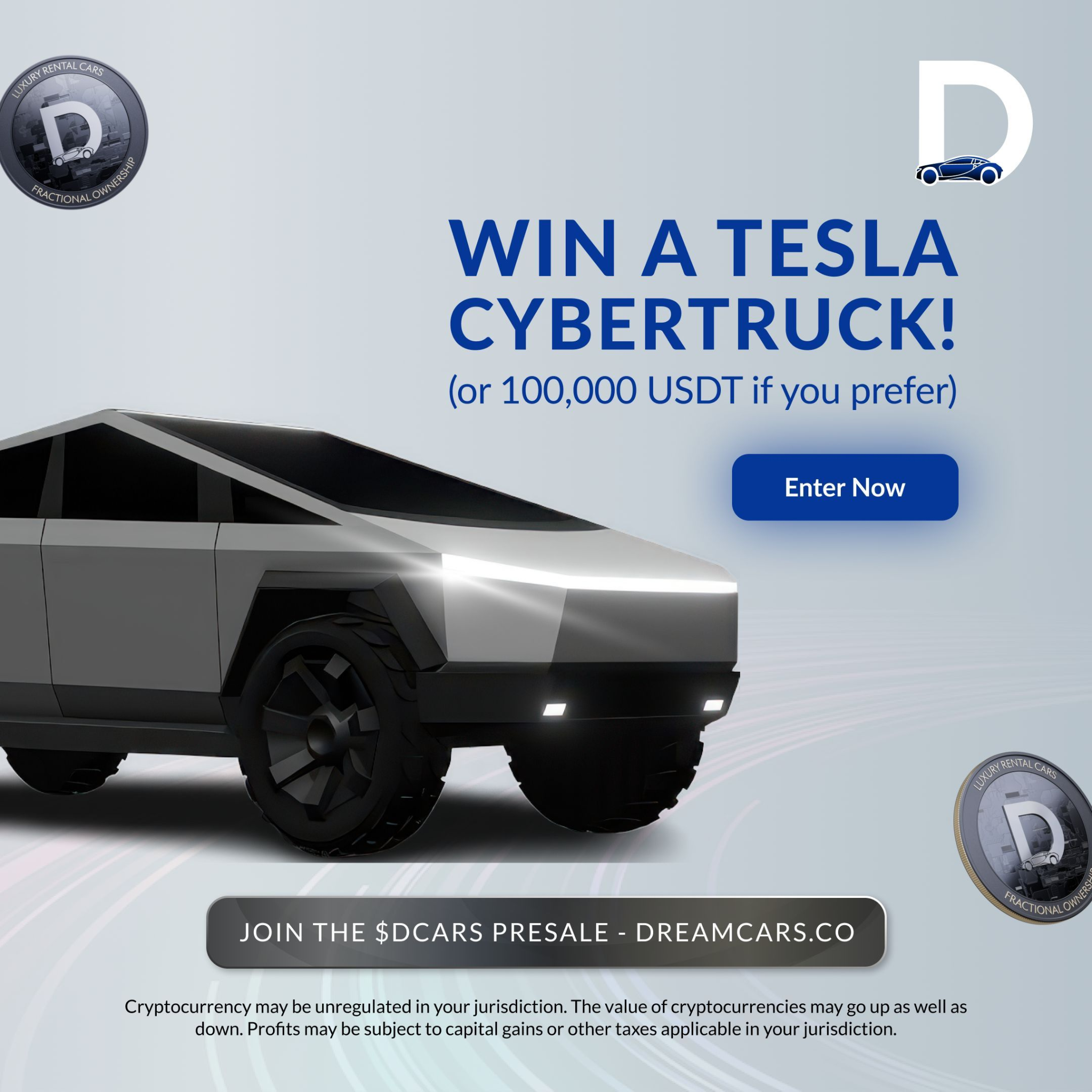 sorteio do Tesla Cybertruck