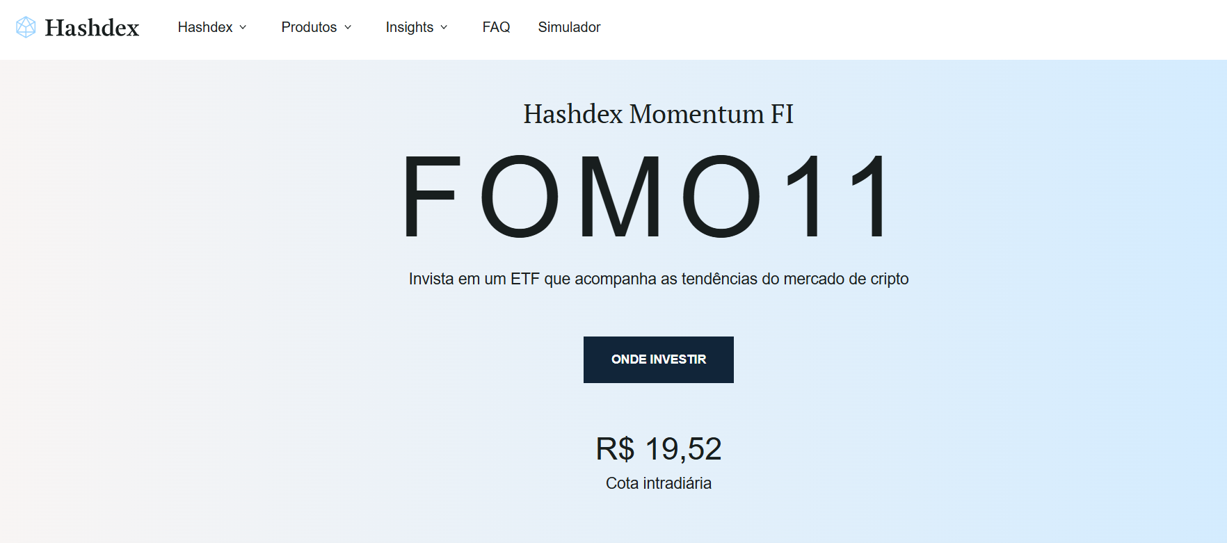 Hashdex ETF