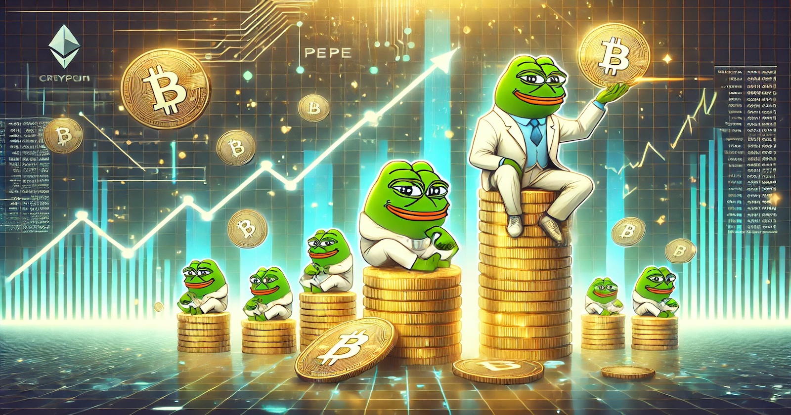 Investidores voltam a acumular PEPE e trazem à tona memecoins com tema de sapo