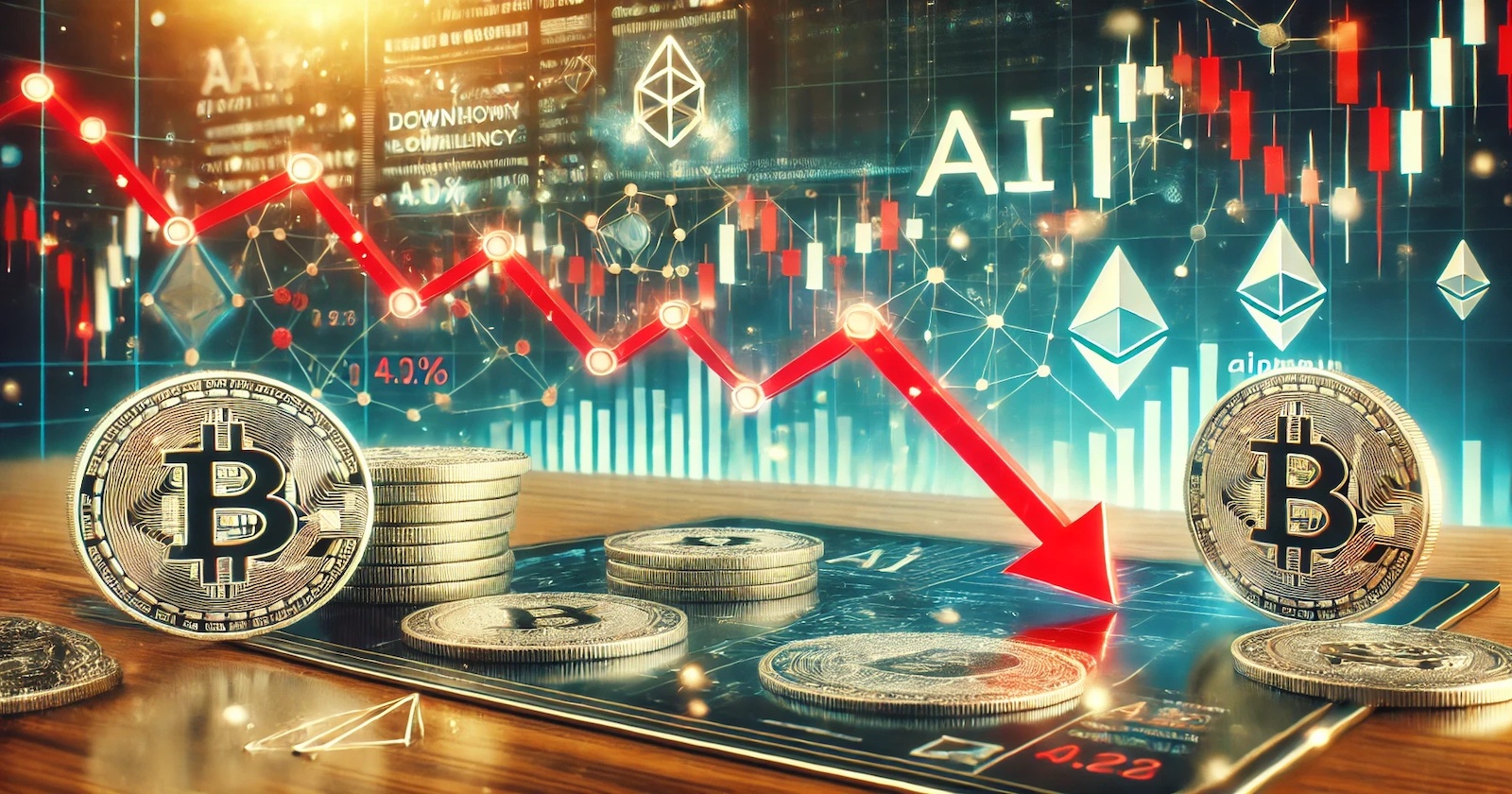 Queda dos tokens de IA pode estar relacionada às mudanças de liquidez do mercado