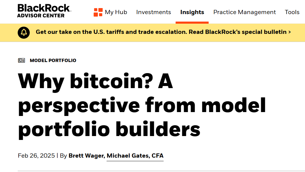 BlackRock aposta no Bitcoin